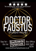 Doctor Faustus at the Southwark Playhouse - 2022