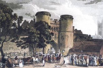 St George's Gate by Paul Sandby