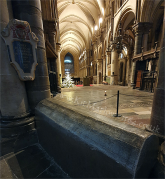 Odet de Coligny's tomb in Canterbury Cathedral