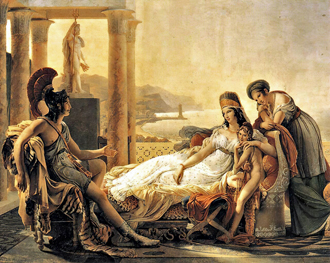Aeneas tells Dido of the Misfortunes of Troy by Pierre-Narcisse Guérin (1815)